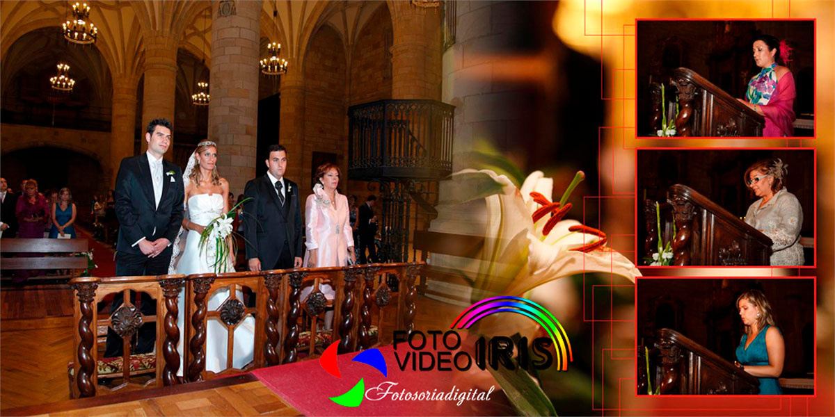 Reportaje de bodas en Concatedral de Soria y sotoplaya en el Duero