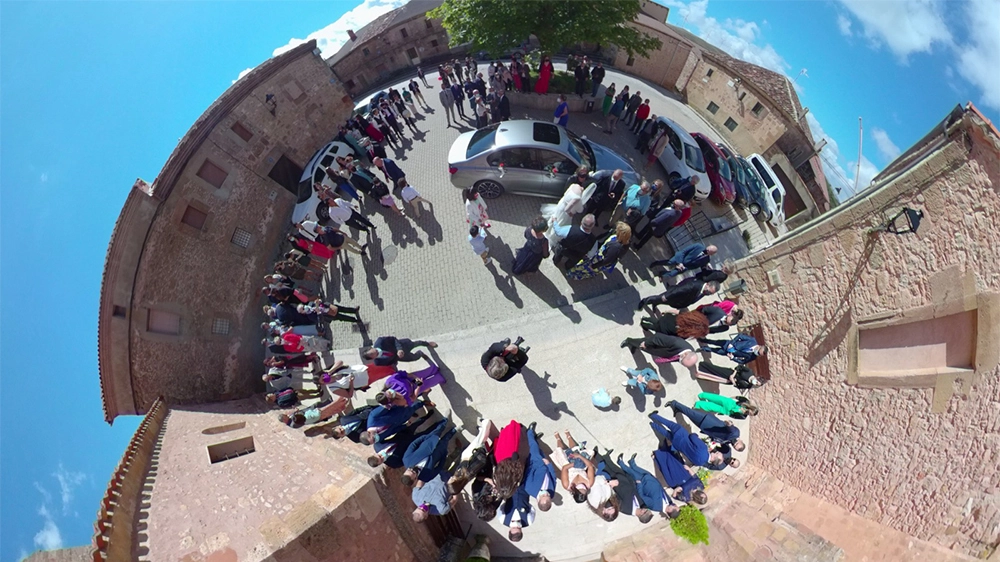 Pioneros con este tipo de fotografia de boda de 360 grados en Soria.