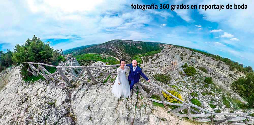 Pioneros con este tipo de fotografia de boda de 360 grados en Soria.