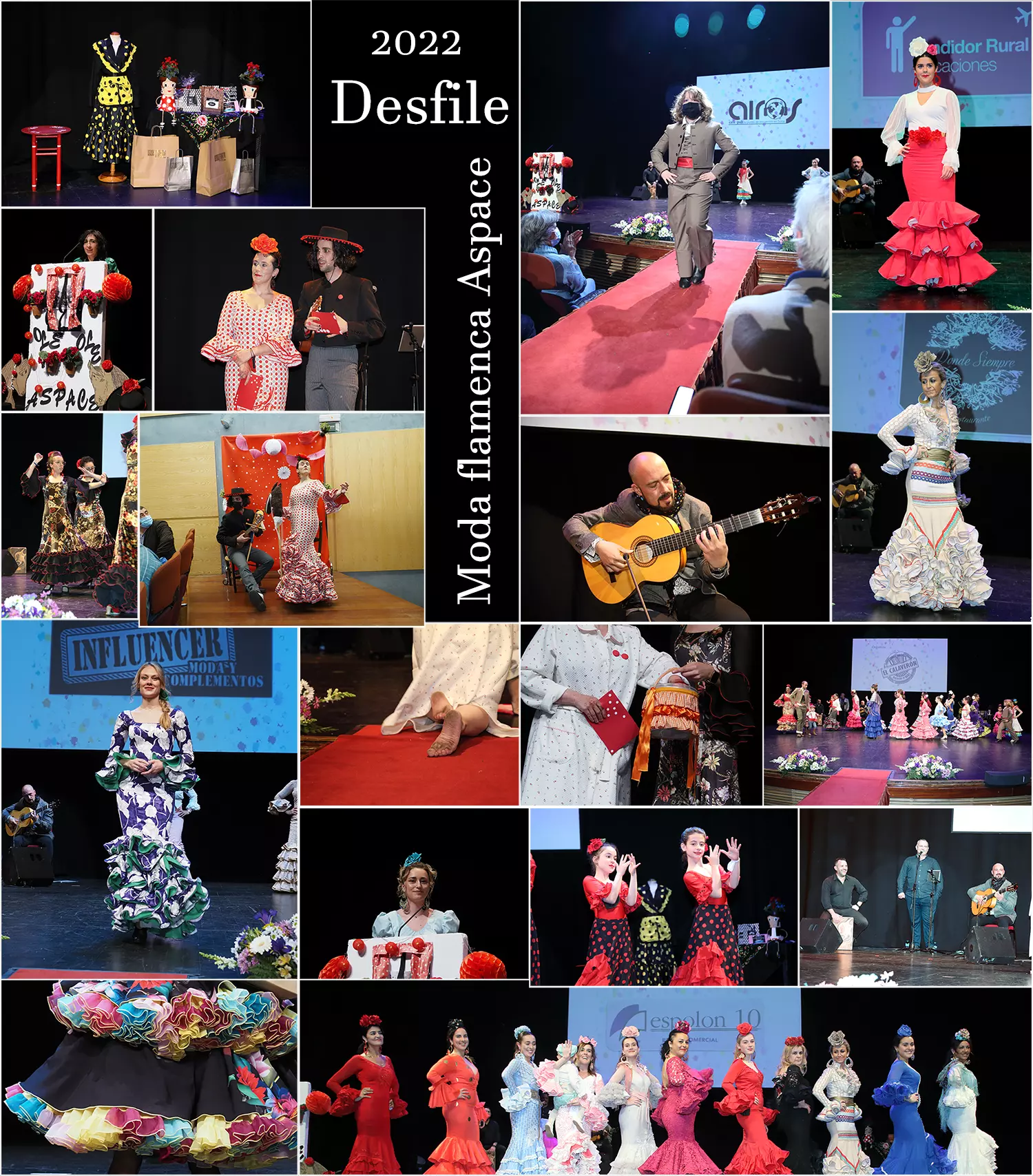 El día 8 de abril se celebro en favor de Aspace el desfile de moda flamenca